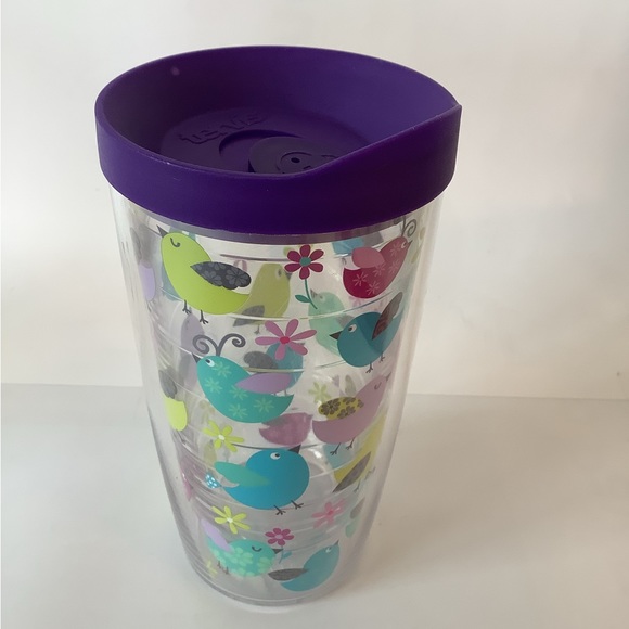 Tervis Insulated 16 Oz Tumbler With Lid - Birds - Picture 1 of 7